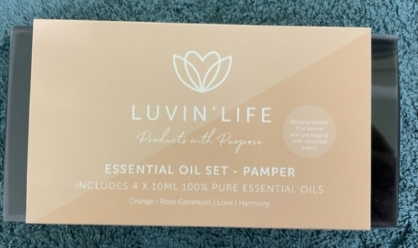 Luvin Life Pamper Pack - 4 x Essential Oils 10mls