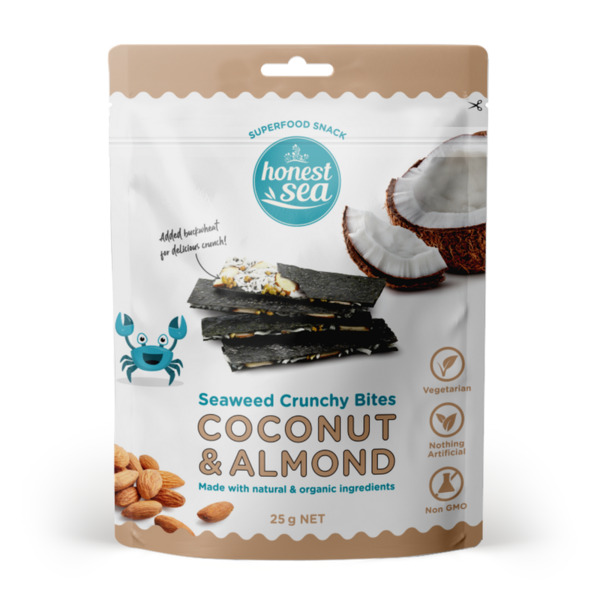 Honest Sea Coconut & Almond Seaweed 25g