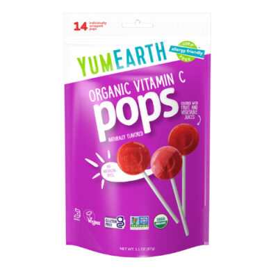 Yum Earth Organic Vitamin C Pops 87g