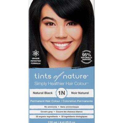 Tints of Nature Natural Black 1N Permanent Hair Dye 130 ml