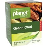 Planet Organic Green Chai 25 Tbgs