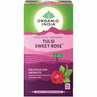 Tulsi Organic Sweet Rose Tes 25 Teabags