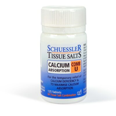 Schuessler Tissue Salt Comb Salts U 125 Tablets