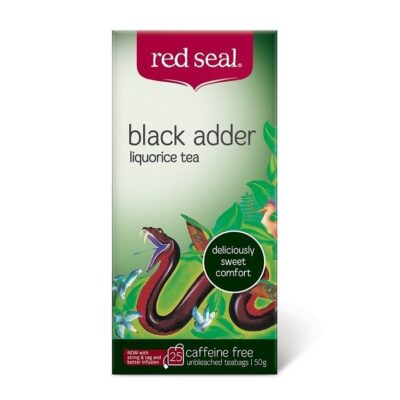 Red Seal Black Adder Tea 25 Tea Bags