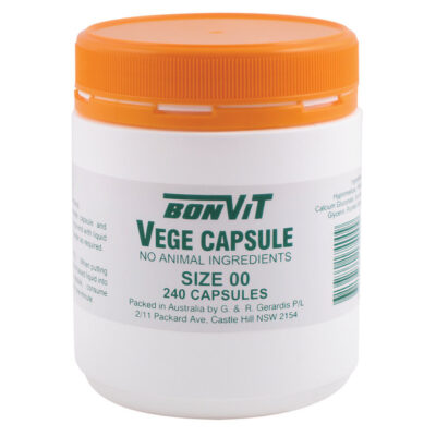 Bonvit Empty Vege Capsules 00 x 240 Capsules