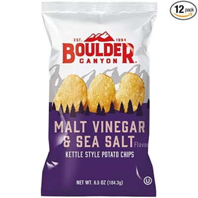 Boulder Canyon Malt Vinegar & Sea Salt 141.8g