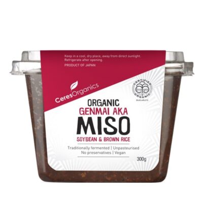 Ceres Organics Miso Brown Rice Red (Genmai Aka) 300g Tub