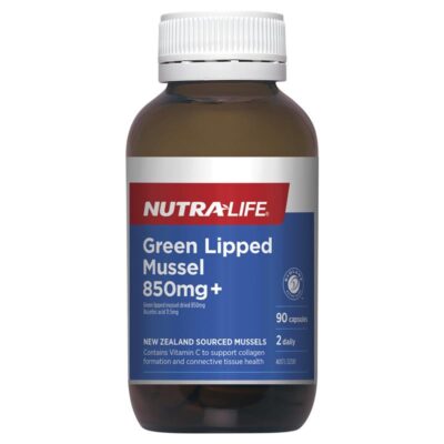 Nutra-Life Green Lipped Mussel 850mg+ 90cps