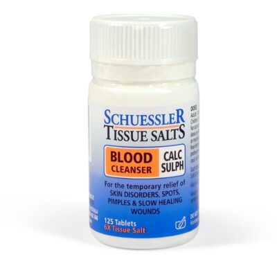 Schuessler Tissue Salts Calc Sulph 125 Tablets