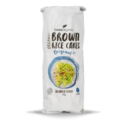 Ceres Organic Brown Rice Cakes Original 110g