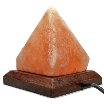 Luvin Life Himalayan Salt Lamp Pyramid with LED - USB Connection