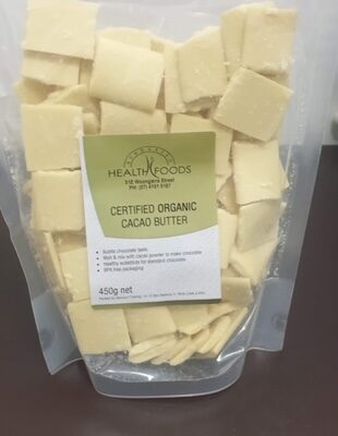 Certified Organic Cacao Butter Org 450g