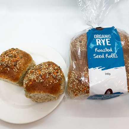 Ancient Grains Roasted Seed Rolls 4pk