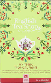 English Teashop Organic White Tea Tropical Fruits Tbgs