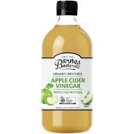 Barnes Naturals Organic Apple Cider Vinegar + The Mother 500ml