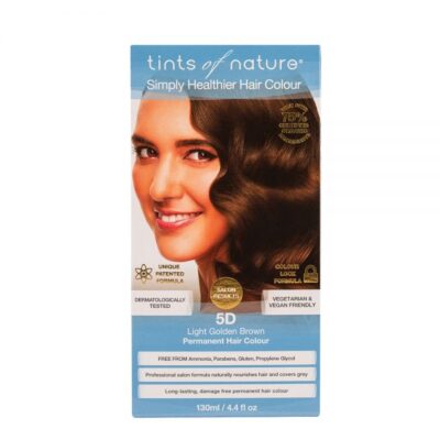 Tints of Nature 5D Light Golden Brown Permanent Hair Dye 130 ml