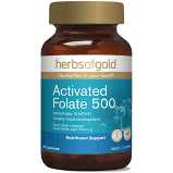 Herbs of Gold Activated Folate 500 60 tabs