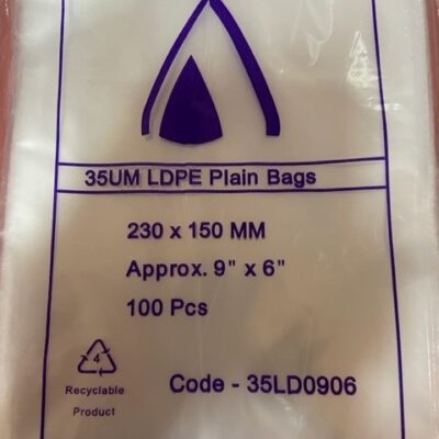 Bags Food Grade LD 6 x 9 50um (100) sleeve