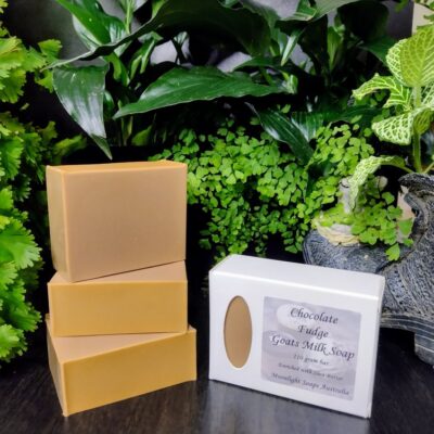 Moonlight Simply Goats Milk Soap - Chocolate Fudge