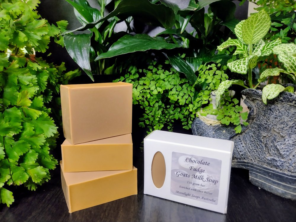 Moonlight Simply Goats Milk Soap - Chocolate Fudge
