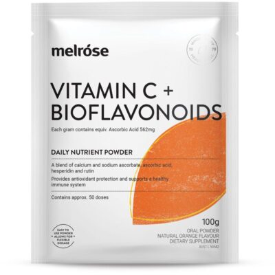 Melrose Vit C + Bioflavonoids Sachets 100g