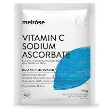 Melrose Vitamin C Sodium Ascorbate Sachets 125g