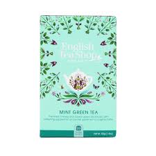 English Tea Shop Organic Mint Green Tea Teabags 20pc