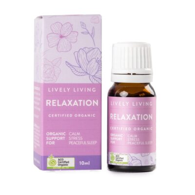 Lively Living Certified Organic Relaxation Essential Oil 10ml