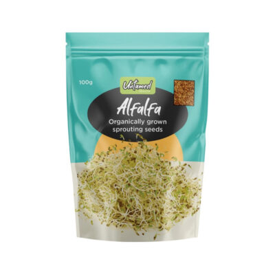 Untamed Organically Grown Sprouting Alfalfa Seeds 100g