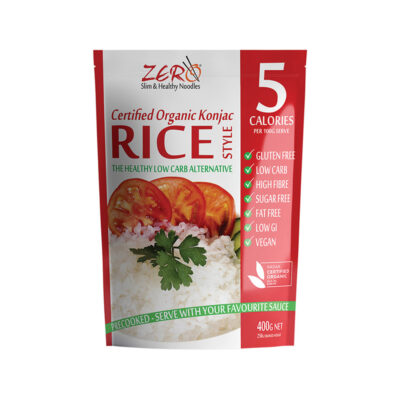 Zero Slim & Healthy Organic Konjac Rice Style 400g