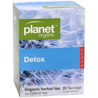 Planet Organic Detox Herbal 25 Tbgs