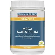 Ethical Nutrients Mega Magnesium Powder Citrus 450g
