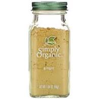 Simply Organic Ground Ginger 46g