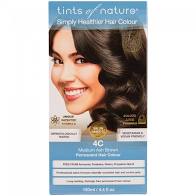 Tints of Nature 4C Medium Ash Brown Permanent Hair Dye 130ml