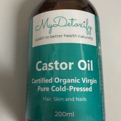 My Detoxify Castor Oil Organic Virgin Pure Cod Pressed 200ml