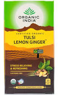 Tulsi Organic Lemon Ginger Tea 25 Teabags