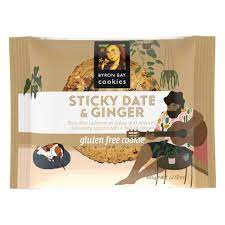 Byron Bay Cookies Gluten Free Sticky Date & Ginger 60g