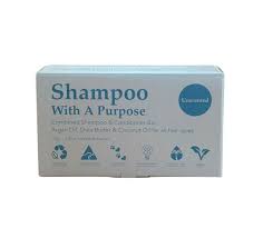 Shampoo With A Purpose Shampoo & Conditioner Bar Unscented 135g