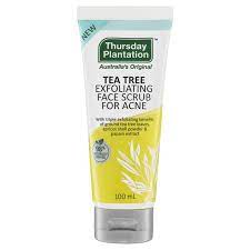 Thursday Plantation Tea Tree Exfoliating Face Scrub for Acne 100ml