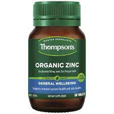 Thompson's Organic Zinc 80 tabs