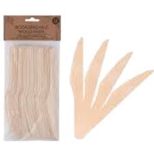 ECO Basics Biodegradable Wood Knife 18pk