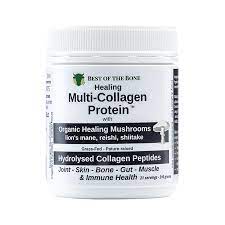 Best of the Bone Multi-Collagen Protein Powder + Organic Mushrooms 210gm