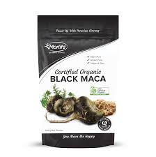Morlife Black Maca Powder Certified Organic 100gm