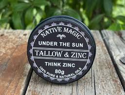 Native Magic Under the Sun Tallow & Zinc 80g White