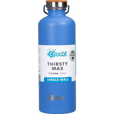 Cheeki Stainless Steel Bottle Azure 'Thirsty Max' 1.6L