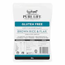 Pure Life Gluten Free Brown Rice & Flax Sprouted Bread