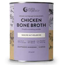 Nutra Organics Organic Bone Broth Chicken Adaptogenic Mushrooms 125g