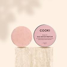 Cooki Haircare Rice Water Protein Shampoo Bar 65g Tin