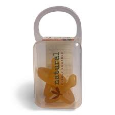 Natural Soothers Rubber 0-6mths Orthodonitic Twin pk