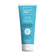 Ethical Zinc Natural Clear Sunscreen 50+ 100g